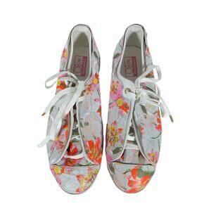 Converse PatBO Womens Sneakers 7 Floral Low Top Pink Sole Collab Limited Edition